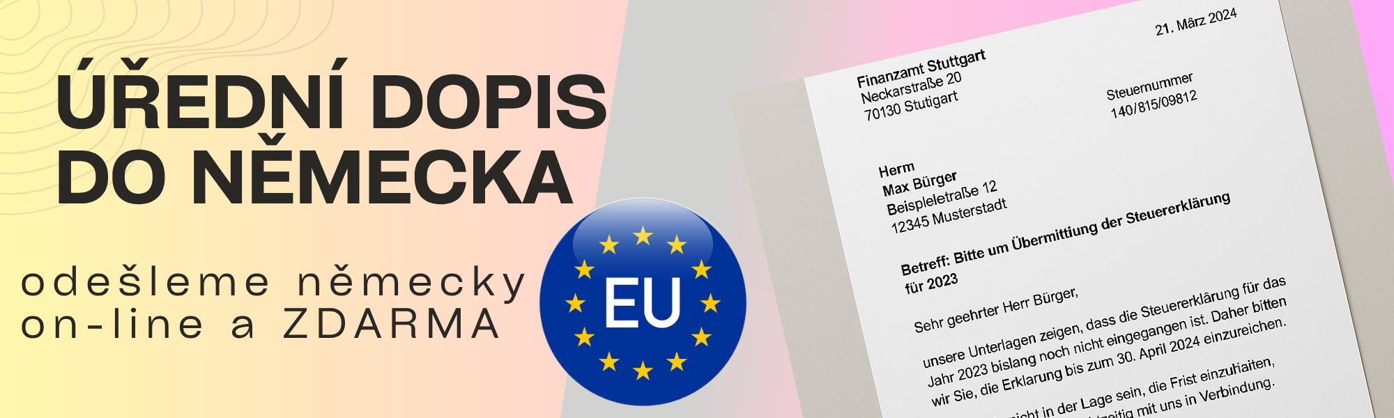 Úřední dopisy do Německa – AmtKontakt.eu